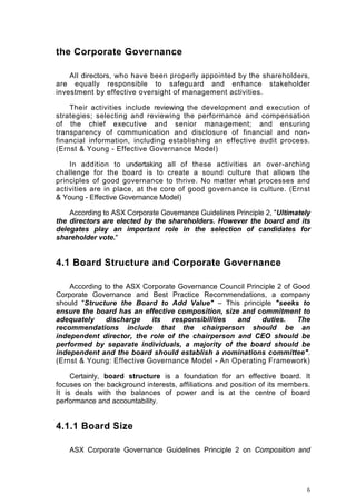 Corporate Governance and Board Structure | PDF
