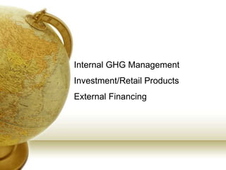 Corporate Governance &amp; Climate Change