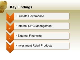 Corporate Governance &amp; Climate Change