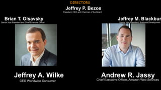 Corporate governance in amazon and satayam computers | PPTX