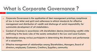 Corporate Governance AND ITS effect on the performance of a company | PDF