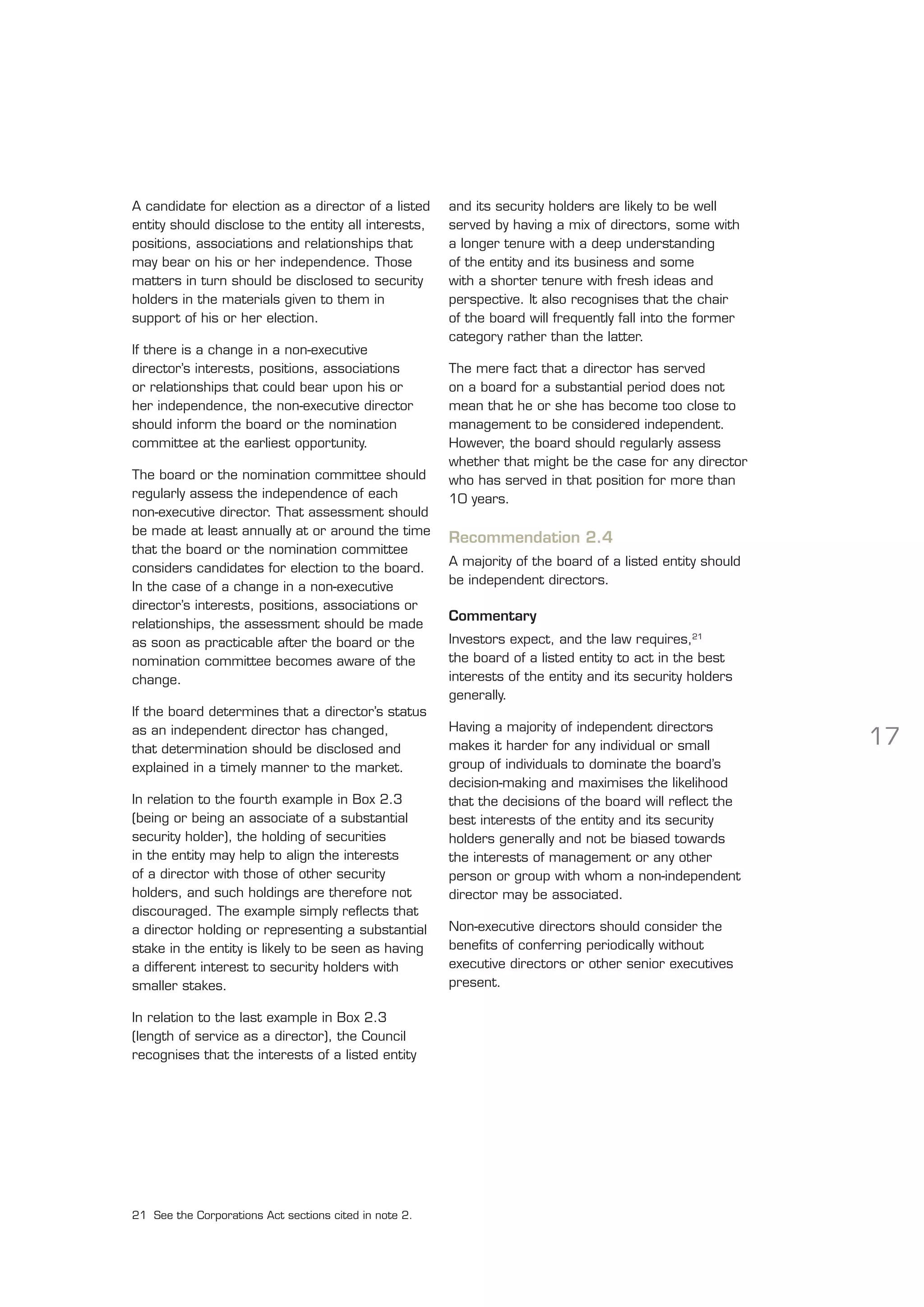 ASX Corporate Governance Principles & Recommendations | PDF