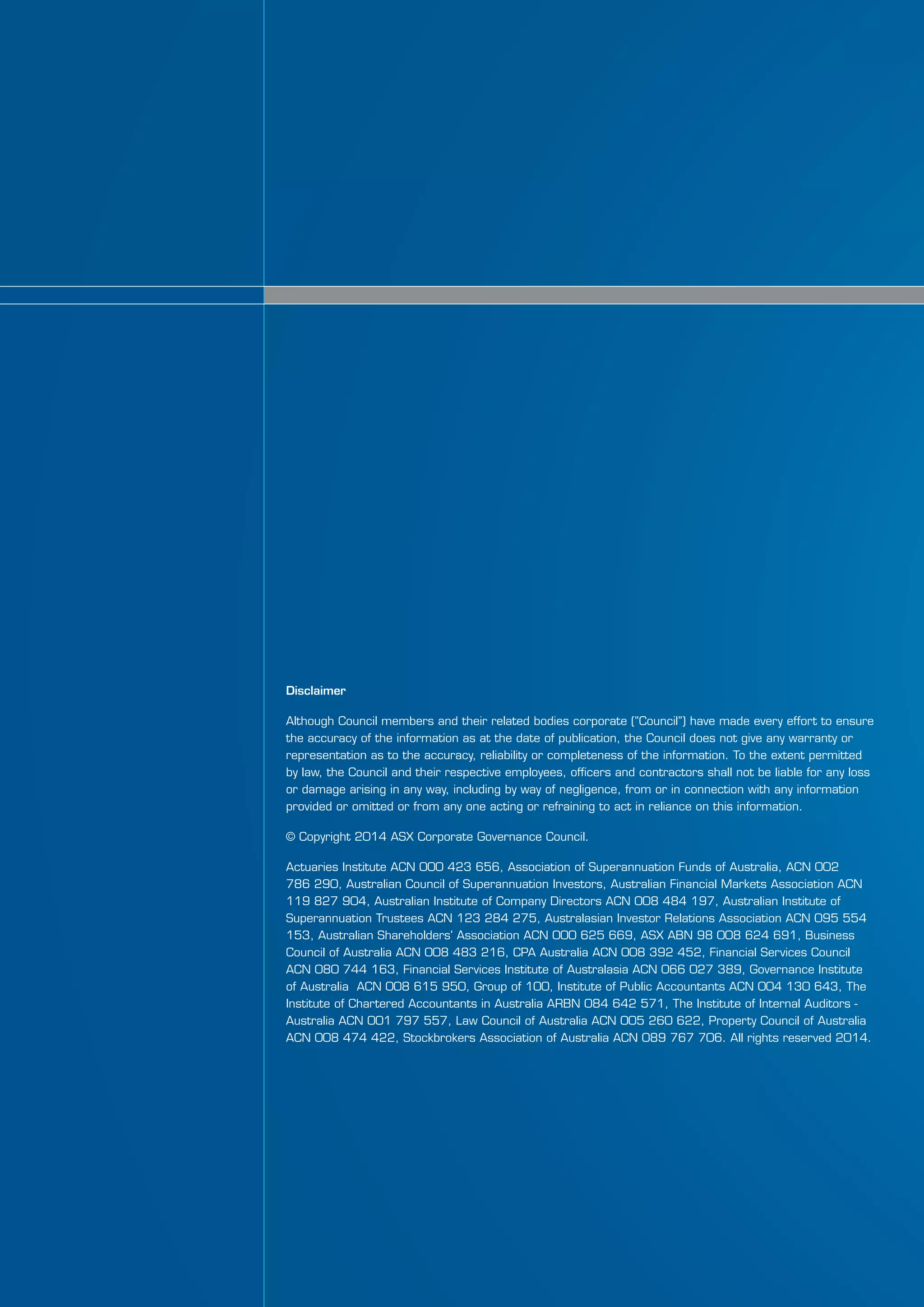 ASX Corporate Governance Principles & Recommendations | PDF