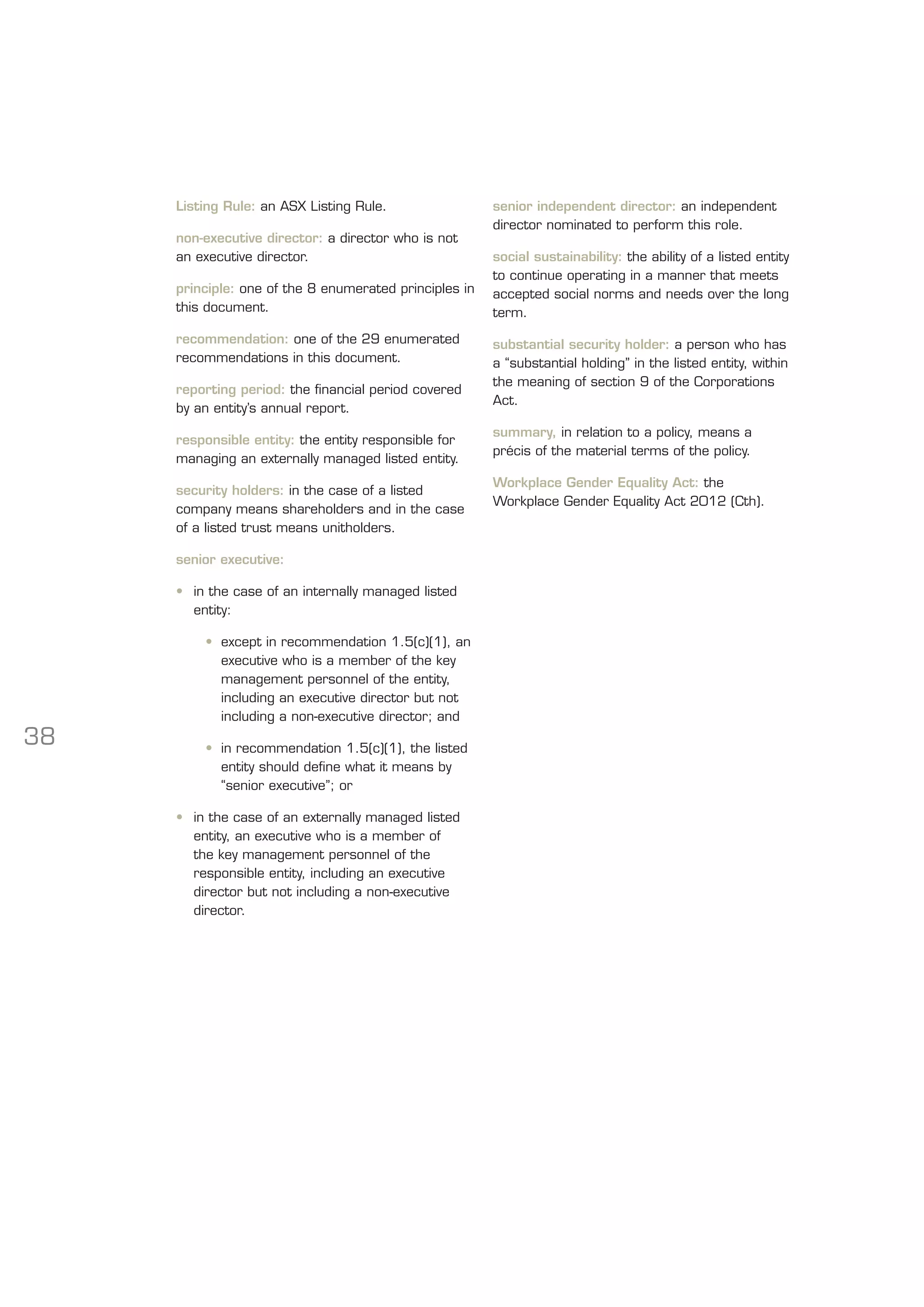 ASX Corporate Governance Principles & Recommendations | PDF