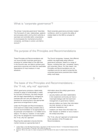 ASX Corporate Governance Principles & Recommendations | PDF