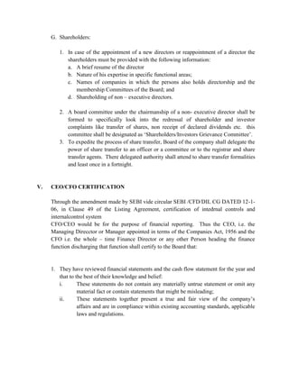 For the purpose of sub – clause (ii) the expression ‘independent director’ shall mean a non executive director of the company who: