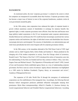 2) The second rule defines the retention period for storage of records. Best practices indicate that corporations securely store all business records using the same guidelines as set for public accountants.Sec 802 (a) (1) states that, “Any accountant who conducts an audit of an issuer of securities to which section 10 A (a) of Securities Exchange Act of 1934 [15 U.S.C 78j- 1 (a)] applies, shall maintain all audit or review work papers for a period of 5 years from the end of the fiscal period in which the audit or review was concluded”.<br />3) The third rule refers to the type of business records that need to be stored, including all business records & communication, which includes electronic communication also.Sec 802 (a) (2) states that, “The Securities & Exchange Commission shall promulgate within 180 days , such as rules & regulations, as are reasonably necessary relating to the retention of relevant records such as work papers, documents that form the basis of an audit or review, memoranda, correspondence, other documents & records (including electronic records), which are created,  sent or received in connection with an audit or review & contain conclusions, opinions, analyses or financial data relating to such an audit or review”.<br />             <br />Sarbanes–Oxley Act contains 11 titles that describe specific mandates and requirements for financial reporting. Each title consists of several sections, summarized below.<br />Public Company Accounting Oversight Board (PCAOB) <br />Title I consists of nine sections and establishes the Public Company Accounting Oversight Board, to provide independent oversight of public accounting firms providing audit services (\"
auditors\"
). It also creates a central oversight board tasked with registering auditors, defining the specific processes and procedures for compliance audits, inspecting and policing conduct and quality control, and enforcing compliance with the specific mandates of SOX.<br />Auditor Independence <br />Title II consists of nine sections and establishes standards for external auditor independence, to limit conflicts of interest. It also addresses new auditor approval requirements, audit partner rotation, and auditor reporting requirements. It restricts auditing companies from providing non-audit services (e.g., consulting) for the same clients.<br />Corporate Responsibility <br />Title III consists of eight sections and mandates that senior executives take individual responsibility for the accuracy and completeness of corporate financial reports. It defines the interaction of external auditors and corporate audit committees, and specifies the responsibility of corporate officers for the accuracy and validity of corporate financial reports. It enumerates specific limits on the behaviors of corporate officers and describes specific forfeitures of benefits and civil penalties for non-compliance. For example, Section 302 requires that the company's \"
principal officers\"
 (typically the Chief Executive Officer and Chief Financial Officer) certify and approve the integrity of their company financial reports quarterly.<br />Enhanced Financial Disclosures <br />Title IV consists of nine sections. It describes enhanced reporting requirements for financial transactions, including off-balance-sheet transactions, pro-forma figures and stock transactions of corporate officers. It requires internal controls for assuring the accuracy of financial reports and disclosures, and mandates both audits and reports on those controls. It also requires timely reporting of material changes in financial condition and specific enhanced reviews by the SEC or its agents of corporate reports.<br />Analyst Conflicts of Interest <br />Title V consists of only one section, which includes measures designed to help restore investor confidence in the reporting of securities analysts. It defines the codes of conduct for securities analysts and requires disclosure of knowable conflicts of interest.<br />Commission Resources and Authority <br />Title VI consists of four sections and defines practices to restore investor confidence in securities analysts. It also defines the SEC’s authority to censure or bar securities professionals from practice and defines conditions under which a person can be barred from practicing as a broker, advisor, or dealer.<br />Studies and Reports <br />Title VII consists of five sections and requires the Comptroller General and the SEC to perform various studies and report their findings. Studies and reports include the effects of consolidation of public accounting firms, the role of credit rating agencies in the operation of securities markets, securities violations and enforcement actions, and whether investment banks assisted Enron, Global Crossing and others to manipulate earnings and obfuscate true financial conditions.<br />Corporate and Criminal Fraud Accountability <br />Title VIII consists of seven sections and is also referred to as the “Corporate and Criminal Fraud Act of 2002”. It describes specific criminal penalties for manipulation, destruction or alteration of financial records or other interference with investigations, while providing certain protections for whistle-blowers.<br />White Collar Crime Penalty Enhancement <br />Title IX consists of six sections. This section is also called the “White Collar Crime Penalty Enhancement Act of 2002.” This section increases the criminal penalties associated with white-collar crimes and conspiracies. It recommends stronger sentencing guidelines and specifically adds failure to certify corporate financial reports as a criminal offense.<br />Corporate Tax Returns <br />Title X consists of one section. Section 1001 states that the Chief Executive Officer should sign the company tax return.<br />Corporate Fraud Accountability <br />Title XI consists of seven sections. Section 1101 recommends a name for this title as “Corporate Fraud Accountability Act of 2002”. It identifies corporate fraud and records tampering as criminal offenses and joins those offenses to specific penalties. It also revises sentencing guidelines and strengthens their penalties. This enables the SEC the resort to temporarily freeze transactions or payments that have been deemed \"
large\"
 or \"
unusual\"
.<br />CLAUSE 49 OF THE LISTING AGREEMENT<br />Clause 49 of the listing agreement<br />SEBI revise Clause 49 of the Listing Agreement pertaining to corporate governance vide circular date October 29th, 2004, which superseded all other earlier circulars issued by SEBI on this subject.  All existing listed companies were required to comply with the provisions of the new clause by 31st December 2005.<br />The major provisions included in the new Clause 49 are:<br />The board will lay down a code of conduct for all board members and senior management of the company to compulsorily follow.