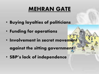 Mehran Gate Mehran Bank scandal | PPTX
