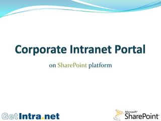 on SharePoint platform
 