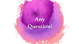 Any
Question!
32
 