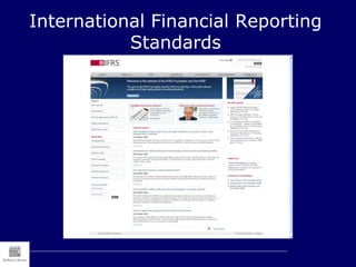 International Financial Reporting
Standards
 