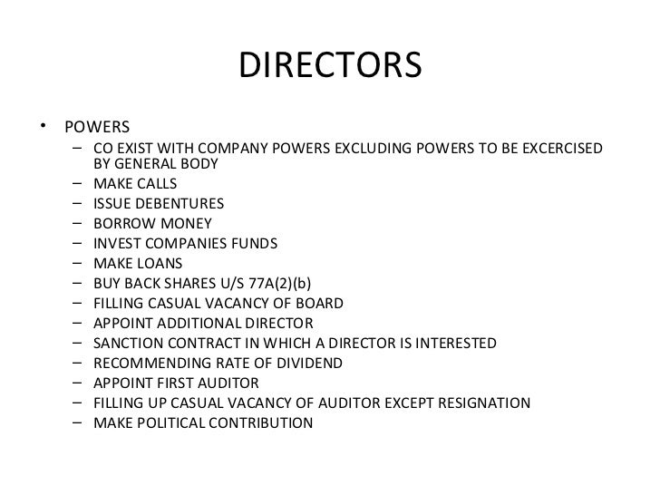 Corporate Laws