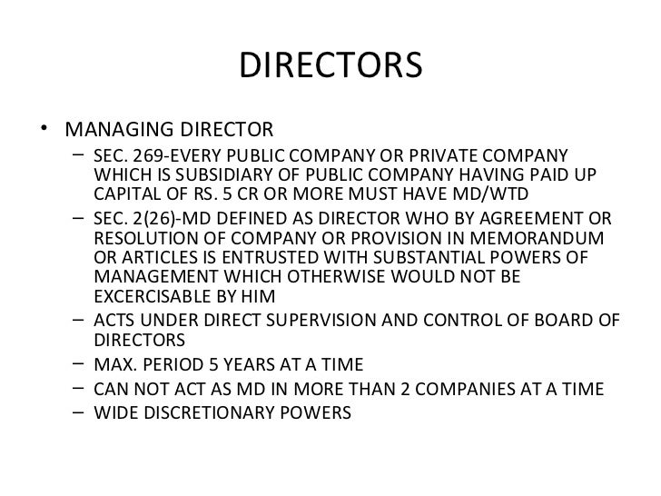 Corporate Laws