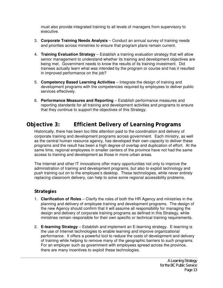 Corporate Learning Strategy