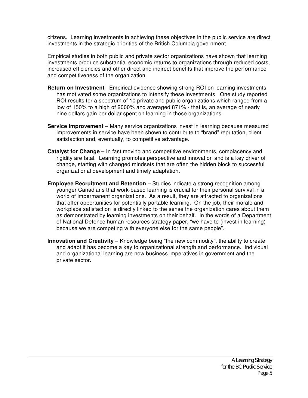 Corporate Learning Strategy