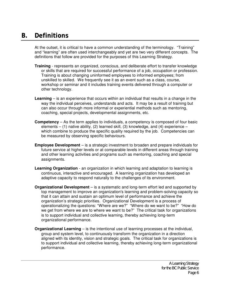 Corporate Learning Strategy