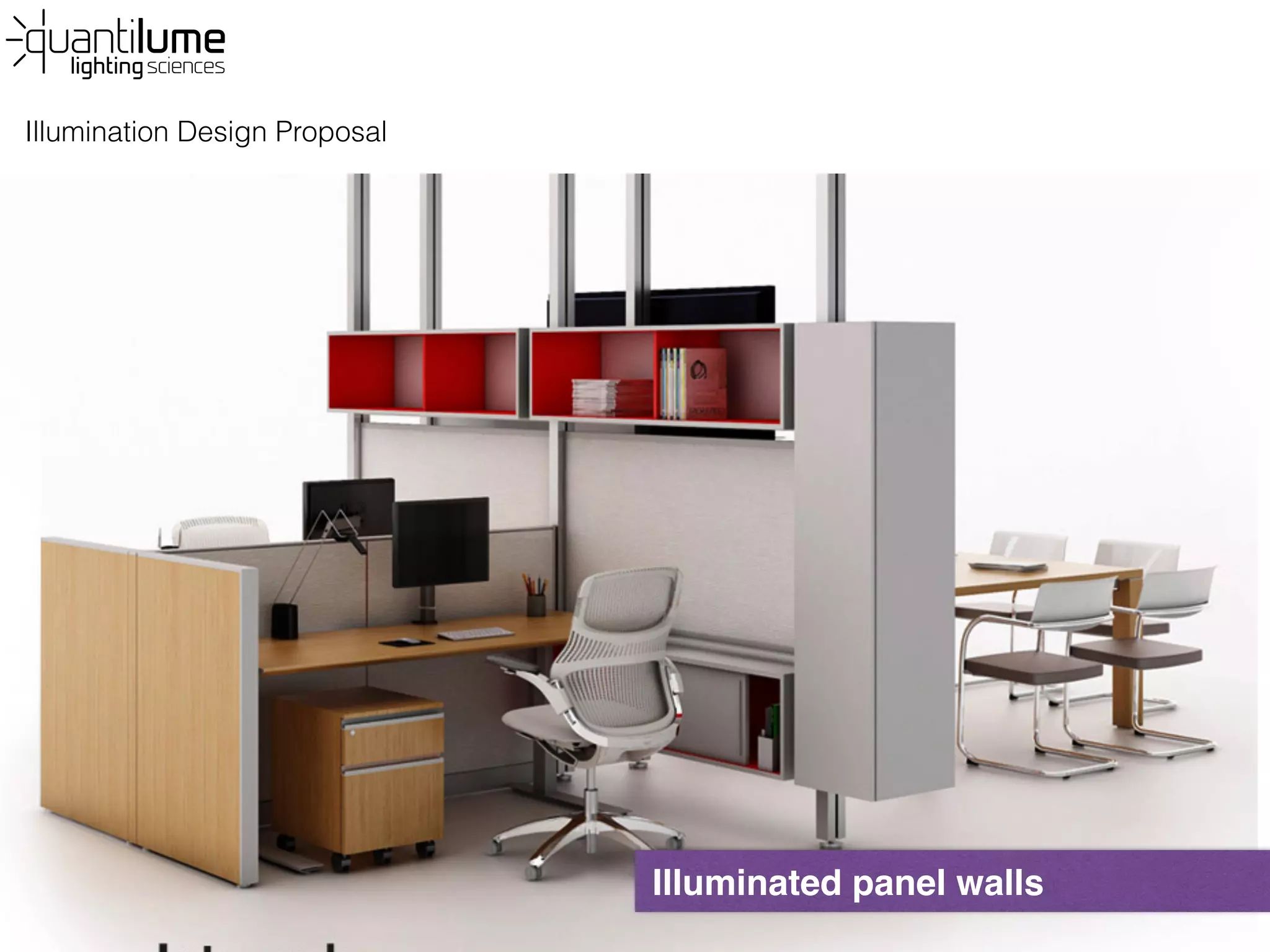 Illumination Design Proposal
Illuminated panel walls