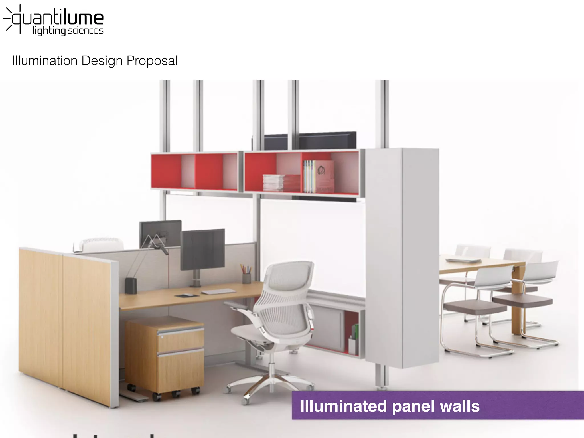 Illumination Design Proposal
Illuminated panel walls