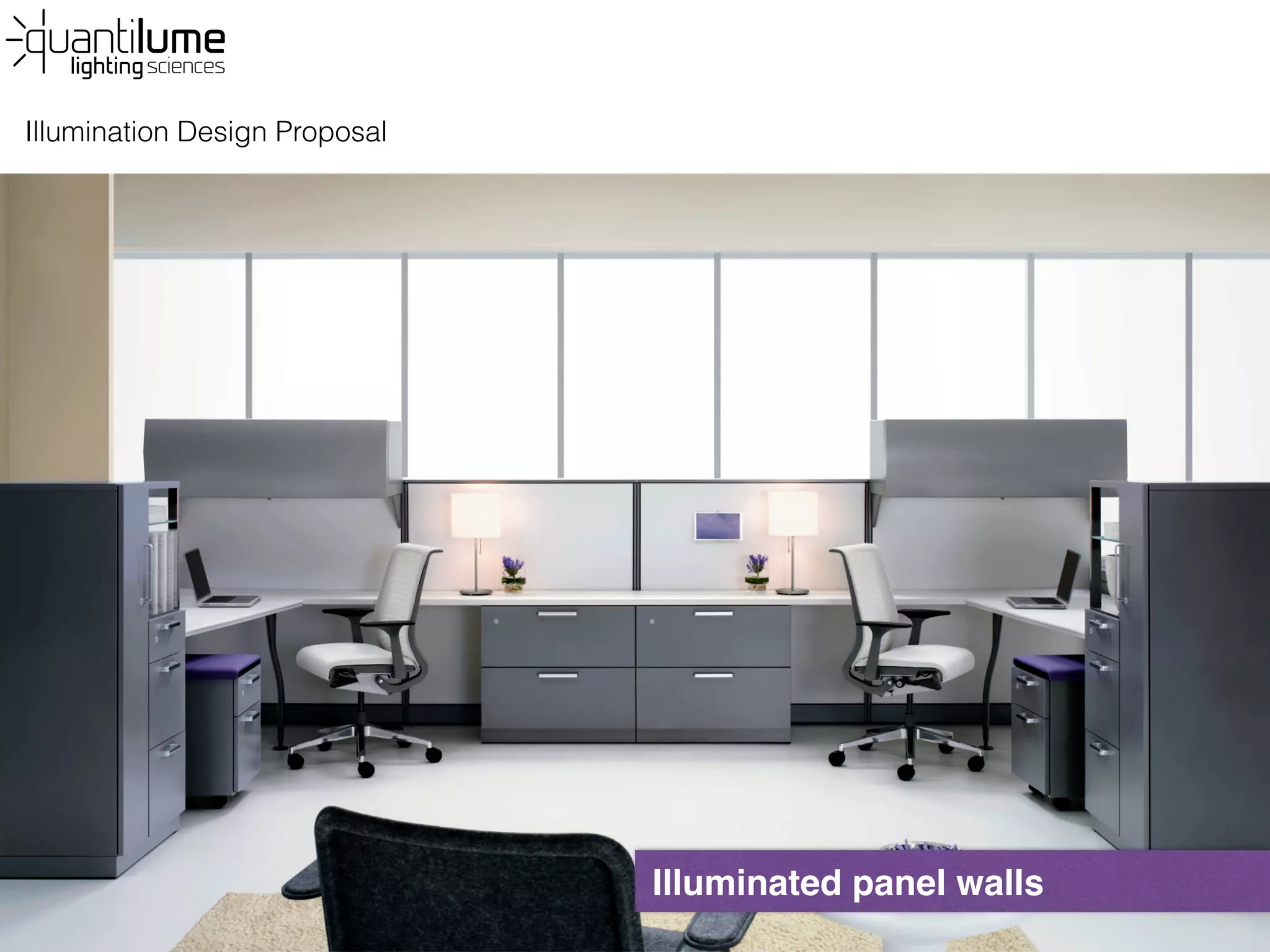 Illumination Design Proposal
Illuminated panel walls