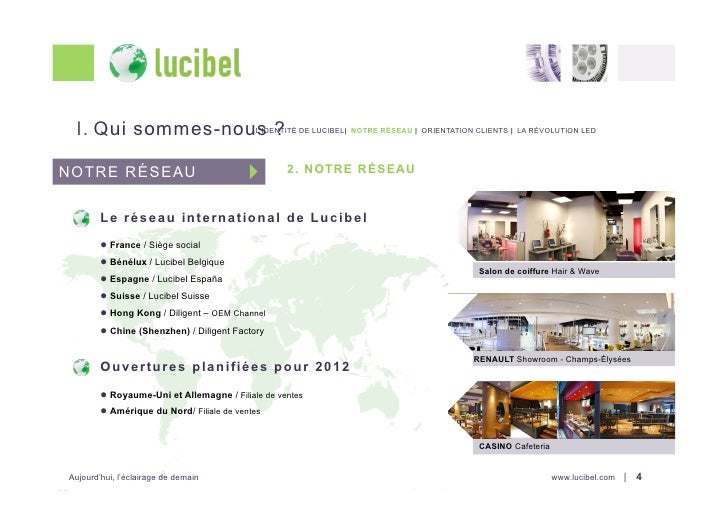 LUCIBEL Corporate presentation 2011