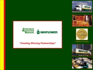   2008 Best of the Best “ Creating Winning Partnerships” C ORPORATE R ELOCATION S ERVICES 