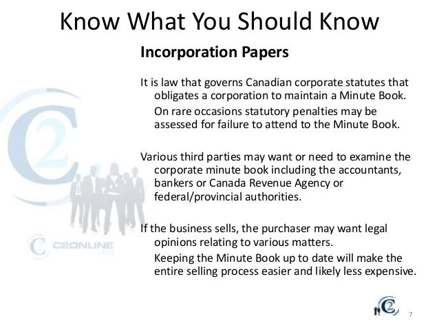 corporate minutes amp annual registration ppt