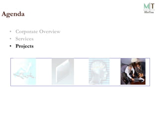 Corporate Overview Services Projects Agenda 