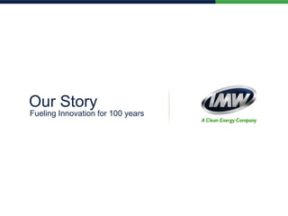 Fueling Innovation for 100 years
Our Story
 