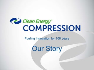Fueling Innovation for 100 years
Our Story
 