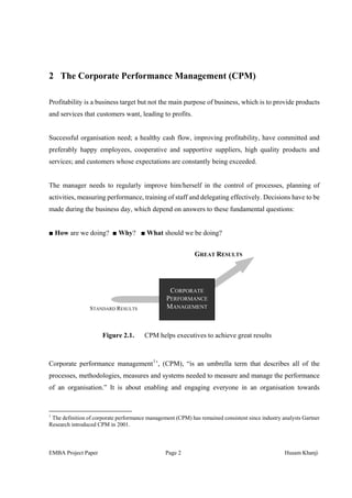 Corporate Performance Management | PDF