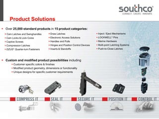 Southco Rack About Southco - Corporate Overview | PPTX