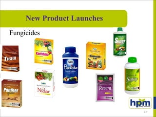 Fungicides
New Product Launches
23
 