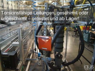 Torsionsfähige Leitungen, geschirmt oder
ungeschirmt – getestet und ab Lager!
 