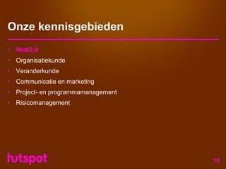 Corporate Presentatie Hutspot - Augustus 2008