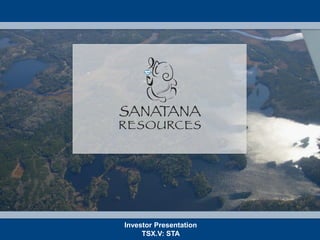 Investor Presentation
TSX.V: STA
 
