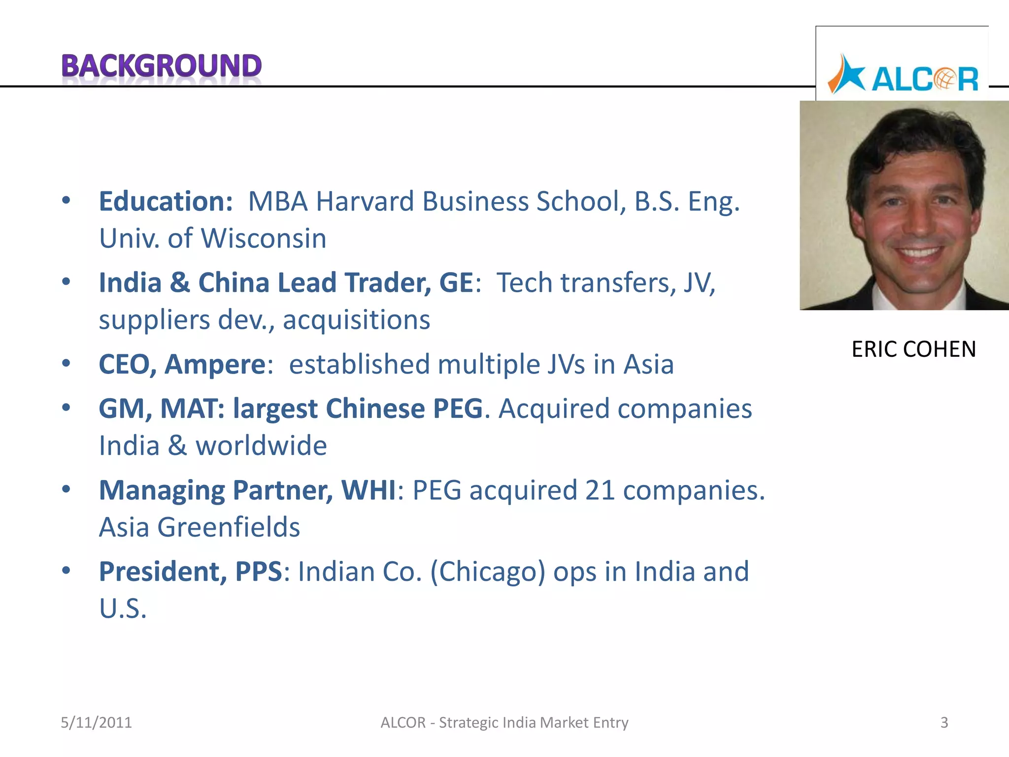 ALCOR Presentation | PDF