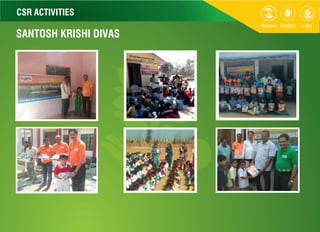 CSR ACTIVITIES
SANTOSH KRISHI DIVAS
 