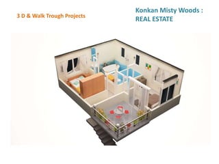 3 D & Walk Trough Projects
Konkan Misty Woods :
REAL ESTATE
 