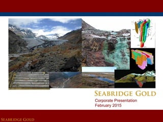 SEABRIDGE GOLD
Corporate Presentation
February 2015
 