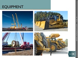 EQUIPMENT	





16	
  




         WWW .R O MA R C O .C O M   TSX : R
 