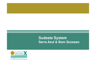 Sudeste System
Serra Azul & Bom Sucesso
 