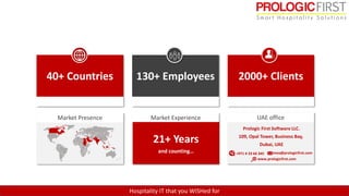 Prologic Software PROLOGIC FIRST SOFTWARE LLC | PPTX