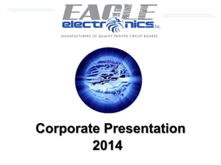 Corporate Presentation
2014
 