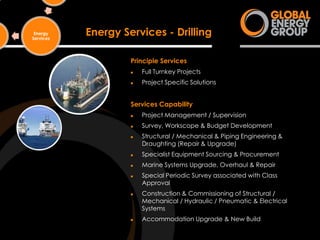 Global Energy Group Capability Profile
