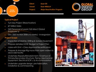 Global Energy Group Capability Profile