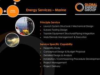 Global Energy Group Capability Profile