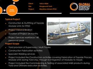 Global Energy Group Capability Profile