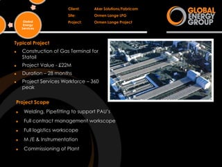 Global Energy Group Capability Profile