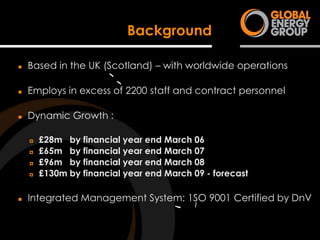 Global Energy Group Capability Profile