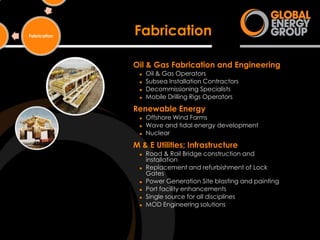 Global Energy Group Capability Profile